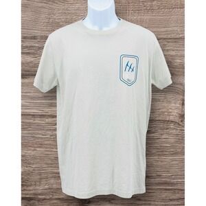 FINTECH Men's M Glacier Gray NWT Garment Dyed Ring Spun Cotton Short Slv T-Shirt